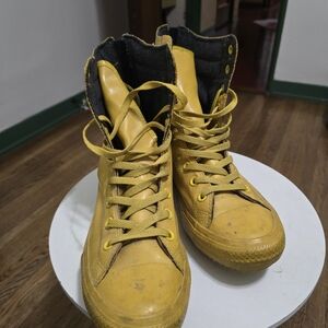 Converse Yellow High-Top Sneakers